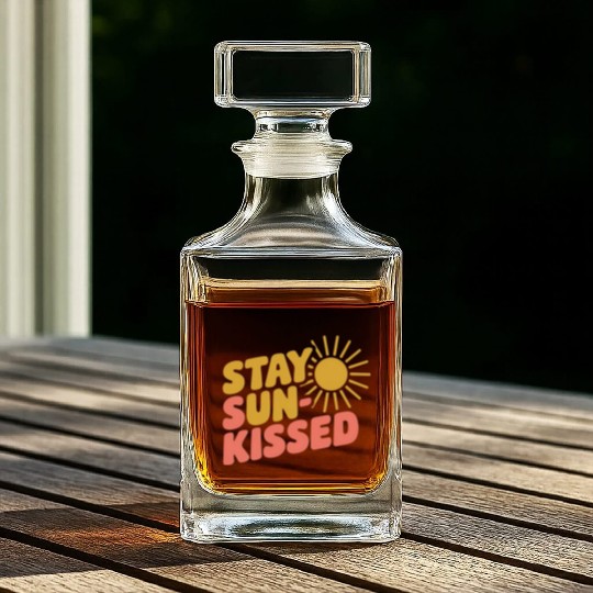 Here Comes the Sun Whiskey Decanters