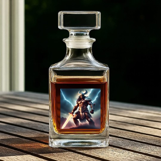 The Legendary Warrior Whiskey Decanters