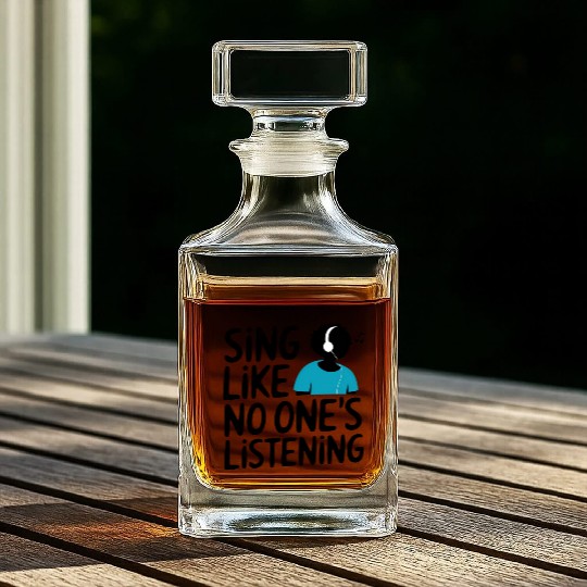Sing Your Heart Out Whiskey Decanters