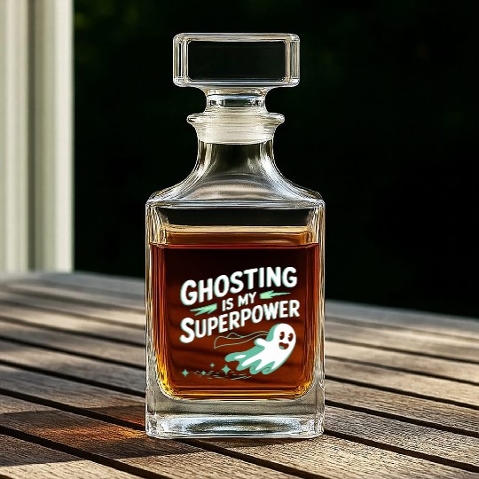 Paranormal Comedy Funny Ghost Humor Lighthearted Whiskey Decanters