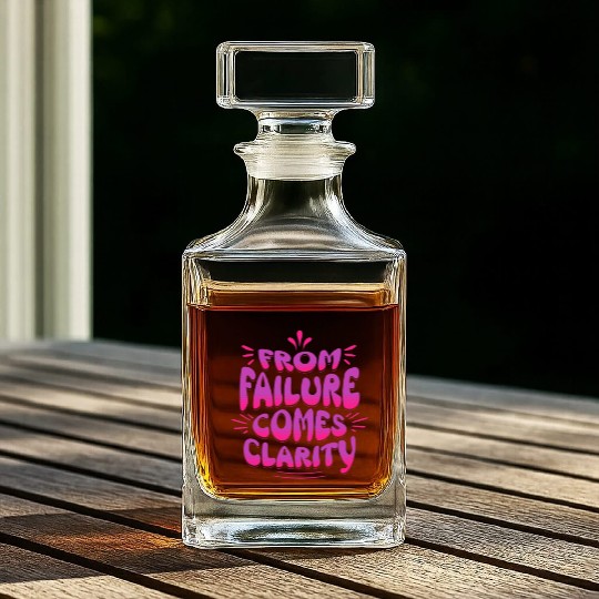 From Failure Comes Clarity – Embrace Growth Whiskey Decanters