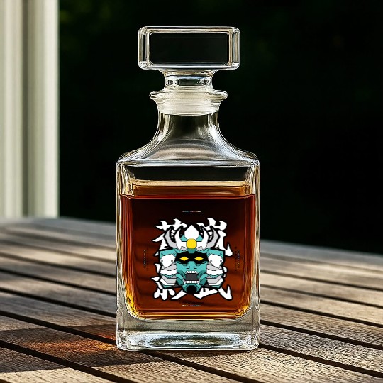SEKMOLAI - Samurai Teal Whiskey Decanters