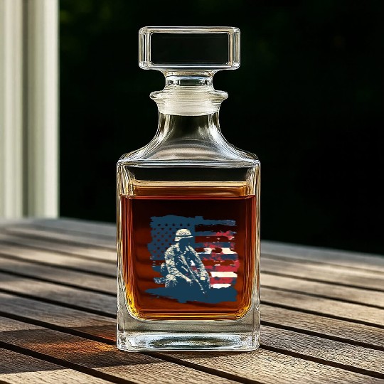US Memorial Day Whiskey Decanters
