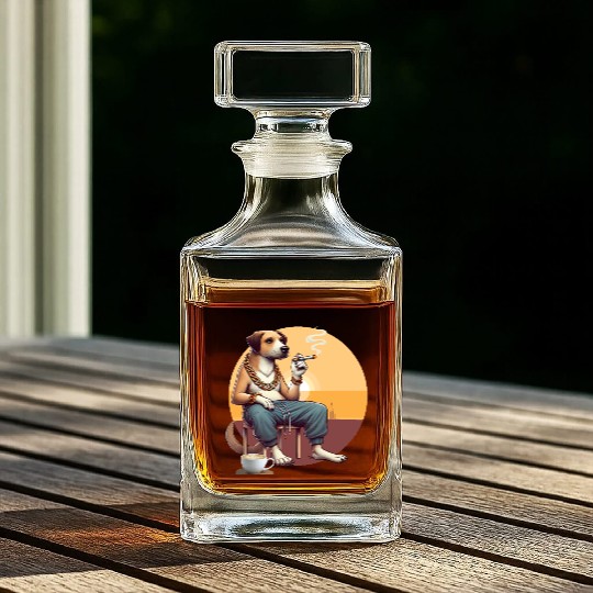 The Gangster Dog Whiskey Decanters