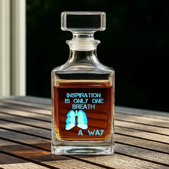 TAKE A GOOD BREATH, INSPIRATION 2025 Whiskey Decanters