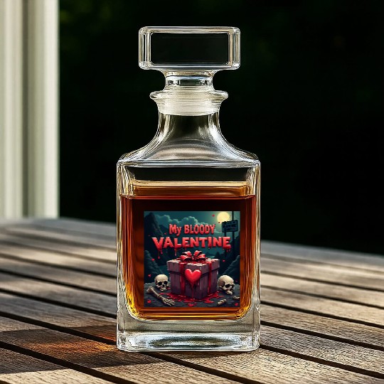 My bloody Valentine Whiskey Decanters