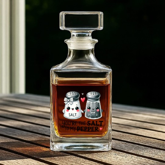 Salt to my Pepper Whiskey Decanters
