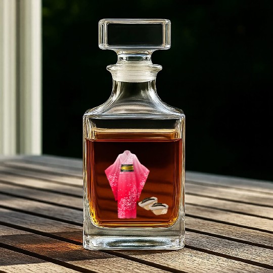 Elegant Japanese Kimono Whiskey Decanters