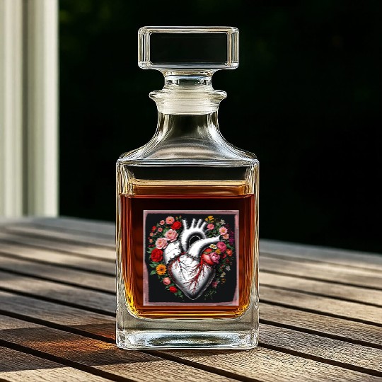 Flower Heart Spring by Tobe Fonseca Whiskey Decanters