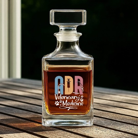 ADR Veterinary Medicine Doctor Design Whiskey Decanters