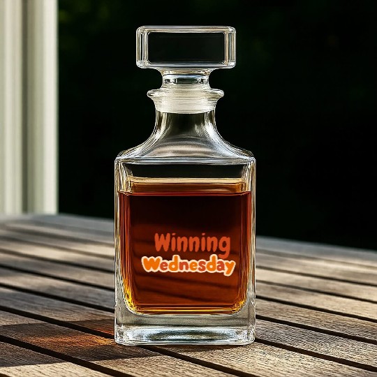 Winning Wednesday Mood Whiskey Decanters