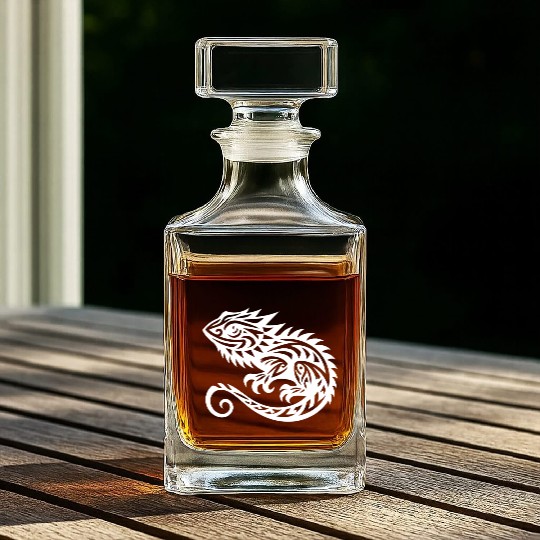 Bearded Dragon T Tattoo Dragon Disguise Whiskey Decanters