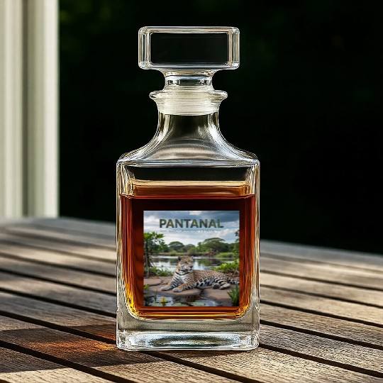 Pantanal Jaguar – Wild Beauty of Brazil Whiskey Decanters