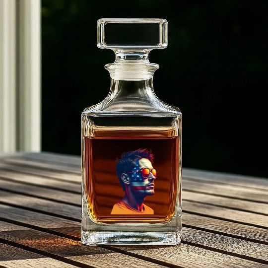 Patriotic American Spirit in Style Whiskey Decanters