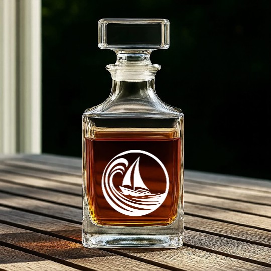When Life Makes Waves, Just Sail On Whiskey Decanters