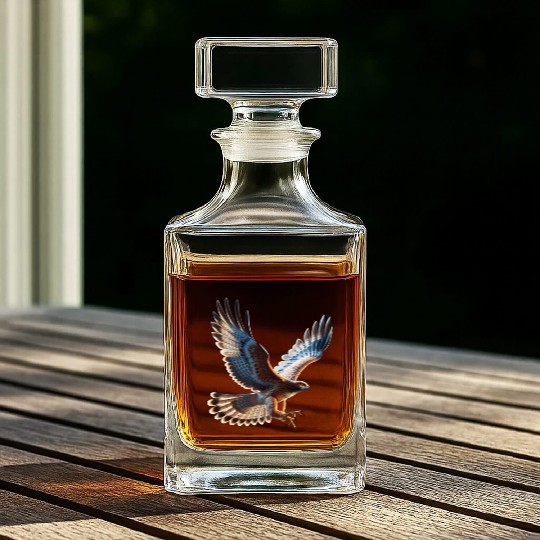 Majestic Hawk Flight Whiskey Decanters