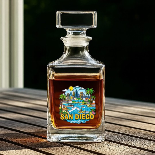 San Diego Whiskey Decanters