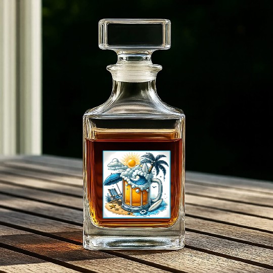 Beer Beach Design Whiskey Decanters