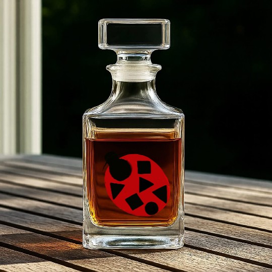Ladybug insect Excepcionalis Whiskey Decanters