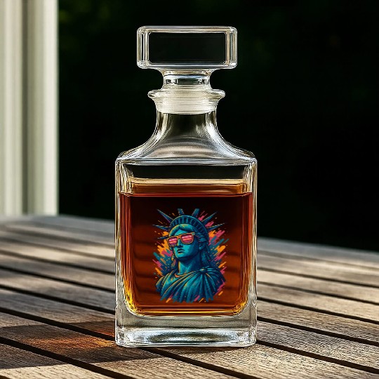 Urban Streetwear Statue of Liberty Whiskey Decanters Design