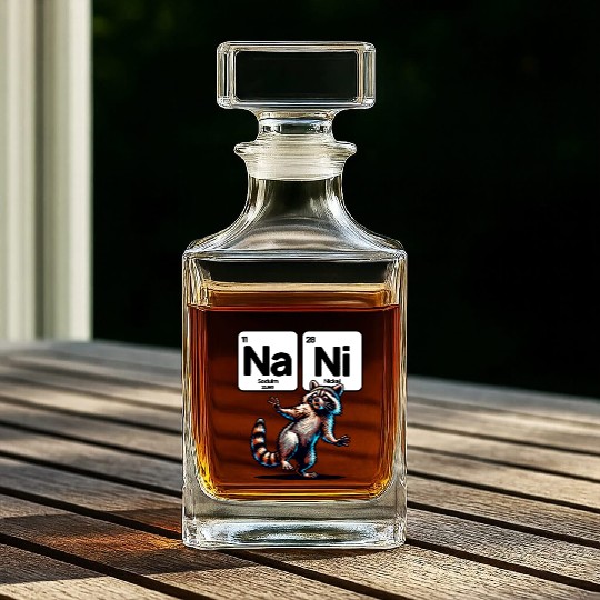 Nani Raccoon Whiskey Decanters