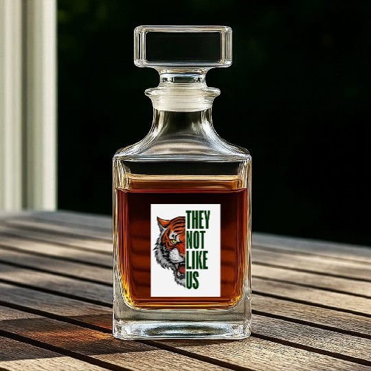 Fearless Tiger - They Not Like Us Whiskey Decanters