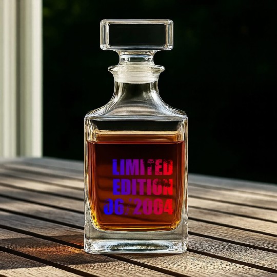21st birthday Limited Edition 06/2004 Whiskey Decanters