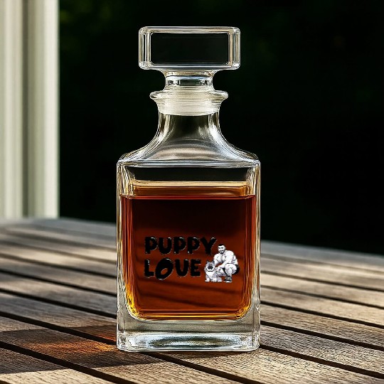 Puppy Love Whiskey Decanters
