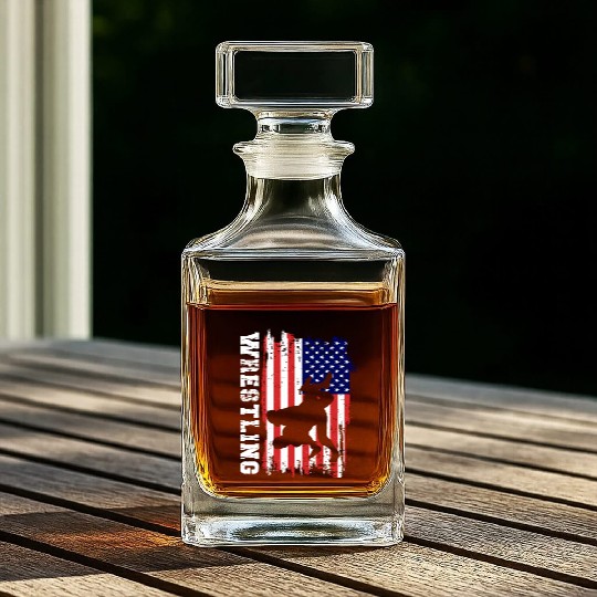 Wrestling Whiskey Decanters