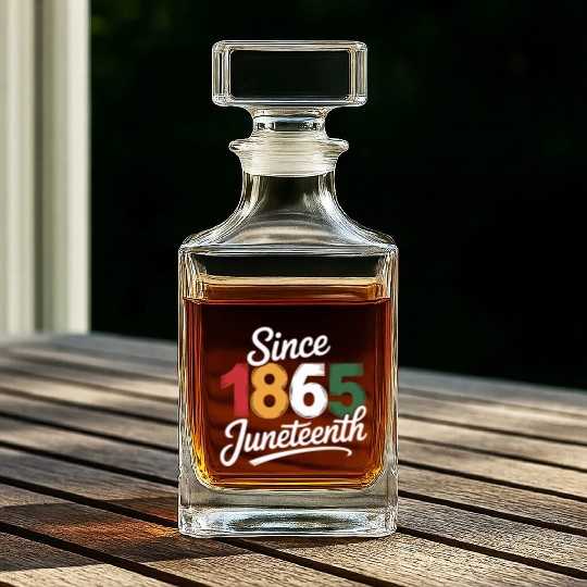 Since 1865 Juneteenth Whiskey Decanters