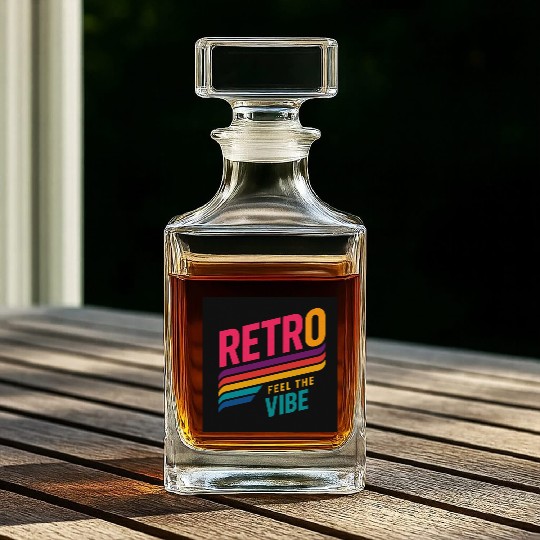 Retro Feel The Vibe – 80s Vintage Style Whiskey Decanters