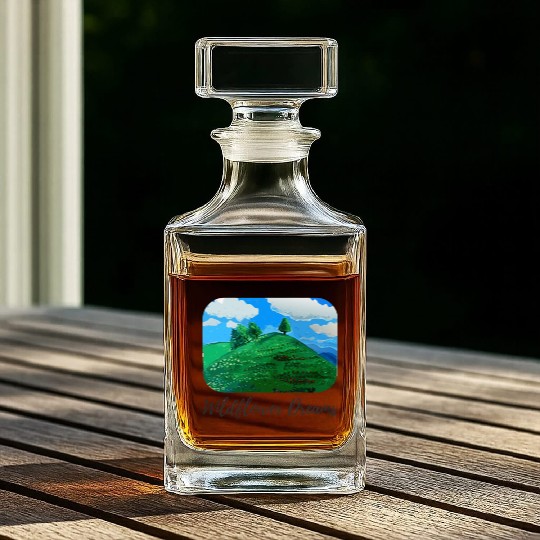 Whimsical Nature Aesthetic Whiskey Decanters