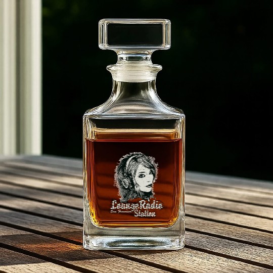 Lomae Radio San Francisco Station Whiskey Decanters