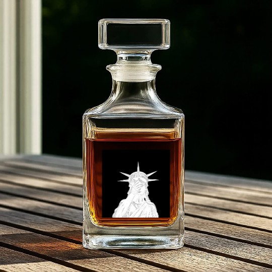 Oh the shame Statue of Liberty US for sale chaos Whiskey Decanters