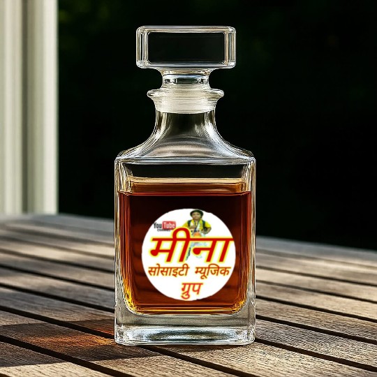 Meena society music group Whiskey Decanters