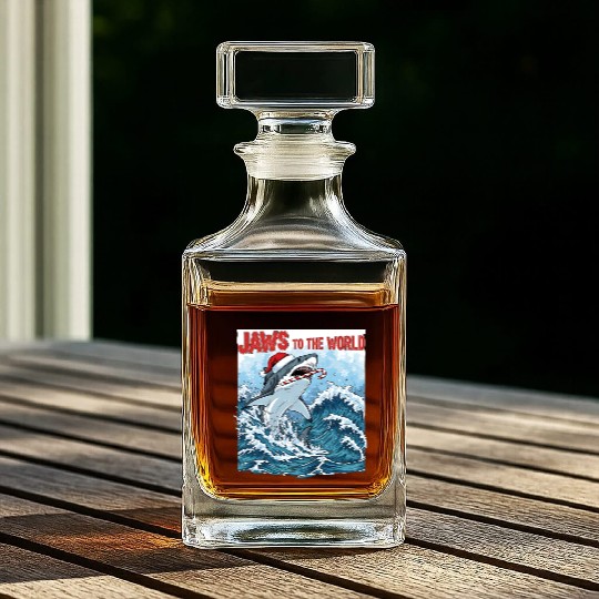 Jaws to the World – Christmastime Shark Attack Whiskey Decanters
