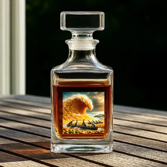Embrace the Mango Whiskey Decanters