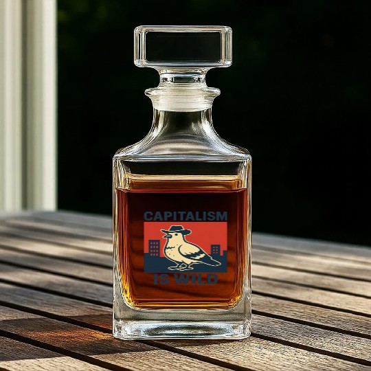 Wild Capitalism Embraces Urban Hustle Whiskey Decanters