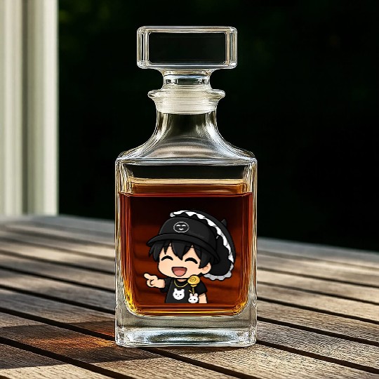 Chibi Joneda Laugh Whiskey Decanters
