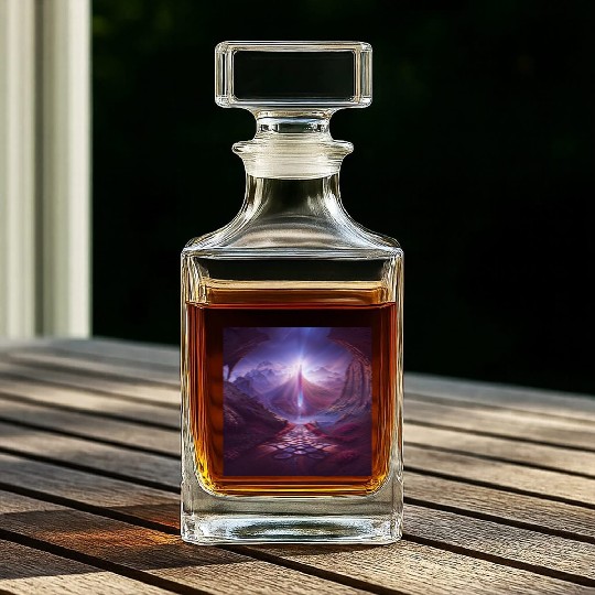 Path to the Crystal of Life Whiskey Decanters