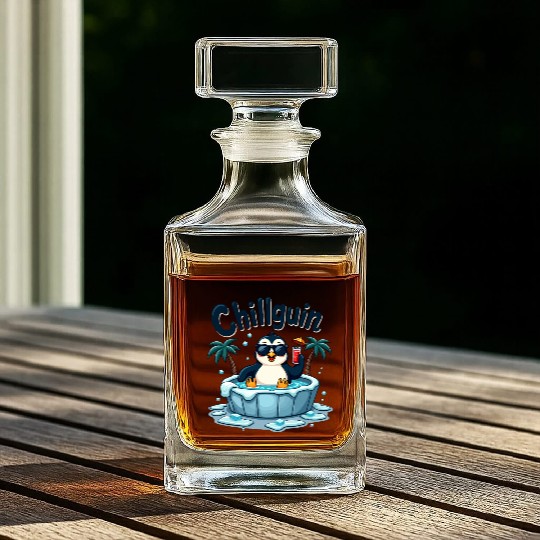 Chillguin - coolness on ice Whiskey Decanters