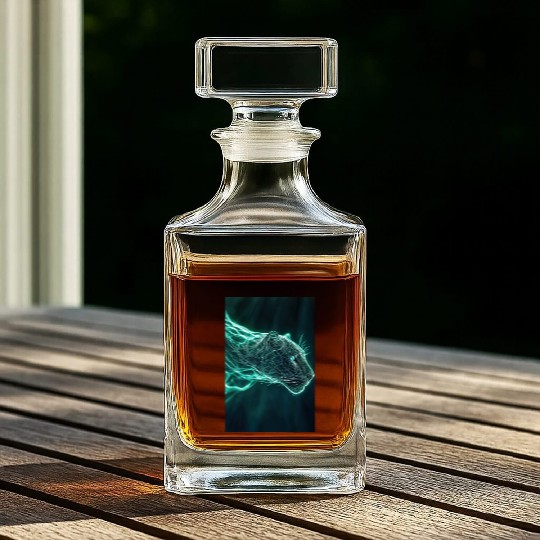 Neon Jaguar Spirit Form Whiskey Decanters