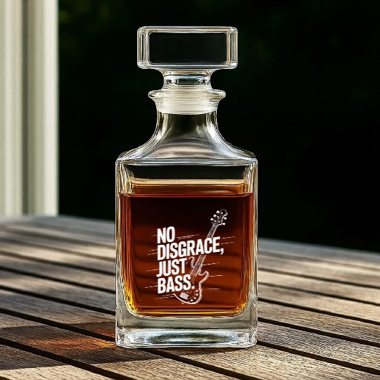 Just Bass, No Disgrace – White Whiskey Decanters