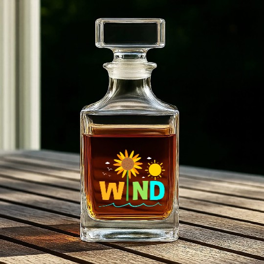Wind Energy Renewable Energy Earth Day Whiskey Decanters