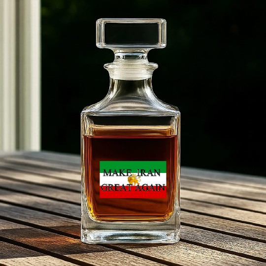 Make IRAN Great Again with Iranian Flag Whiskey Decanters