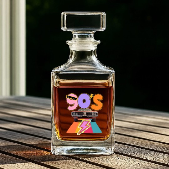 Retro 90s Muscle Vibes Whiskey Decanters