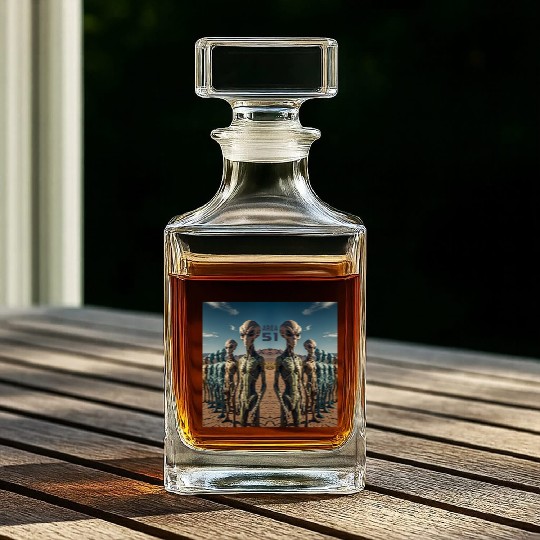 Area 51 Whiskey Decanters