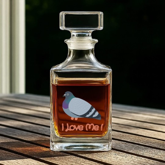 I LOVE ME - Pigeon Whiskey Decanters