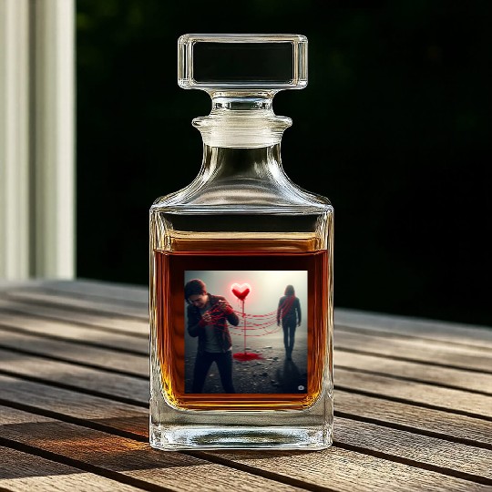 The Bleeding Heart Whiskey Decanters