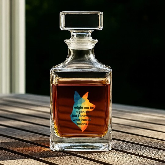Smart Cookie: I Know What Matters Whiskey Decanters